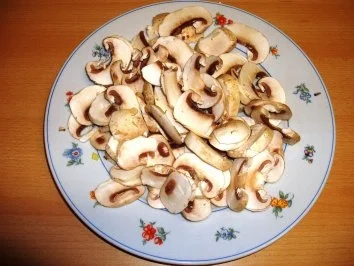 mike’s Pilzpfanne mit grünen Nudeln - Rezept - Bild Nr. 5