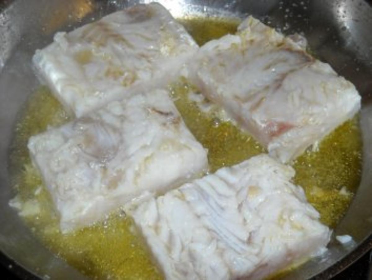 Seelachsfilet in Dill-Wein-Sauce - Rezept - Bild Nr. 4