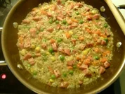 Schnelle Reispfanne mit Rindswurst - Rezept