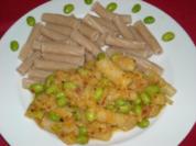 Schwarzwurzel-Sojabohnen-Gemüse - Rezept