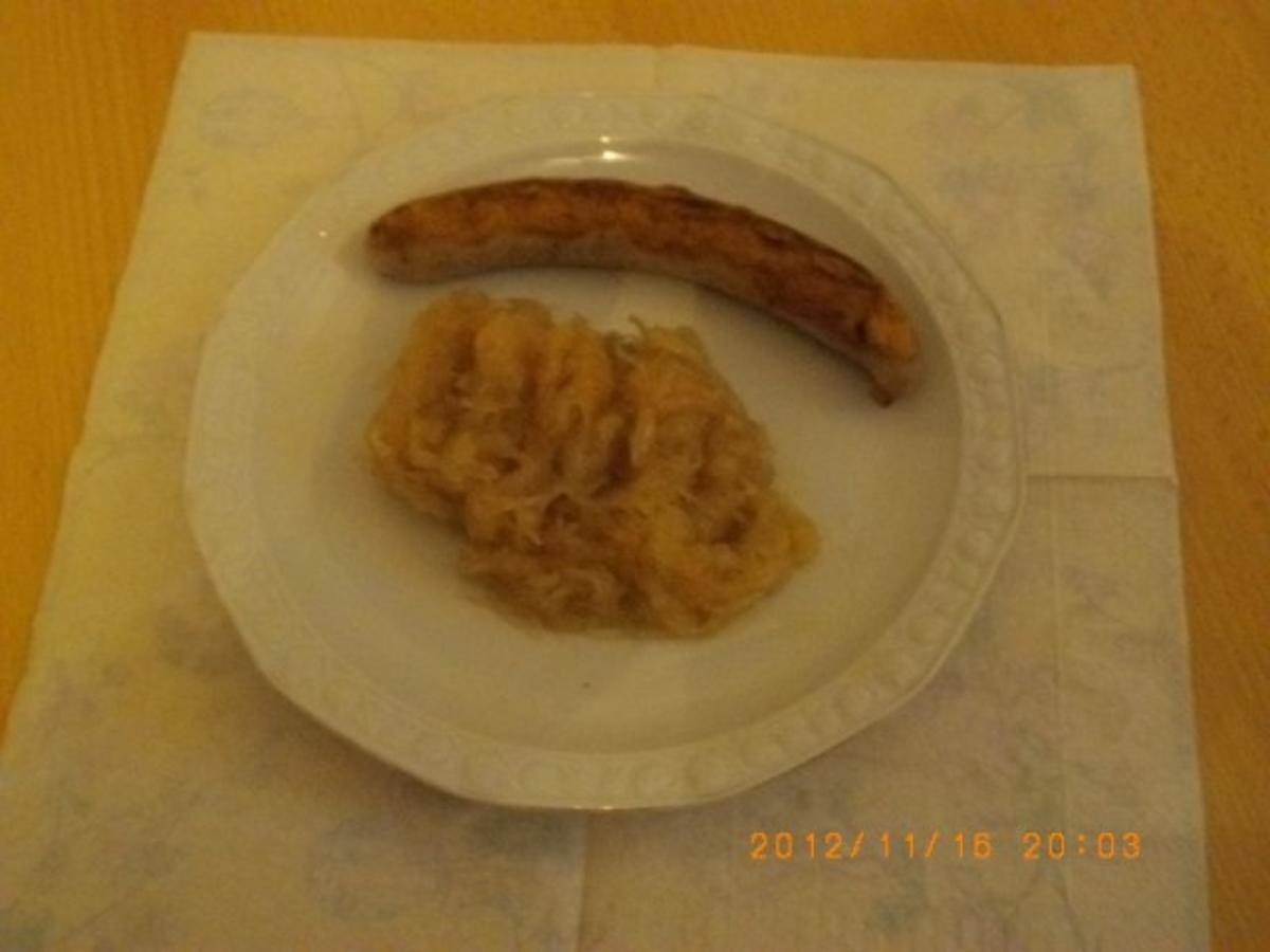 Würstchen mit Süssem sauer Kraut - Rezept - kochbar.de