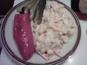 Rezept: Kartoffelsalat mitBratwurst im Paprikamantel Bild Nr. 4 Kartoffelsalat mitBratwurst im Paprikamantel - Rezept - Bild Nr. 4