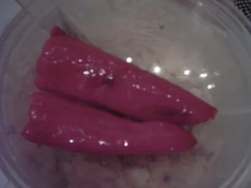 Rezept: Kartoffelsalat mitBratwurst im Paprikamantel Kartoffelsalat mitBratwurst im Paprikamantel - Rezept