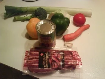 Rezept: Reis: Bratreis mit Wachtelbohnen, Gemüse und Speck Bild Nr. 3 Reis: Bratreis mit Wachtelbohnen, Gemüse und Speck - Rezept - Bild Nr. 3