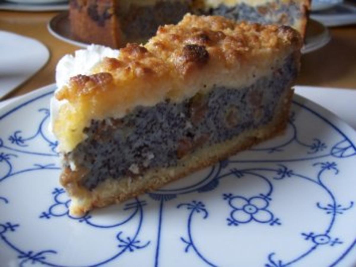 Mohnkuchen Vom Blech mit Schmand und Streusel Rezepte - kochbar.de