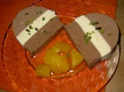 Schokoladenmousse "Tricolor" mit marinierten Orangen - Rezept