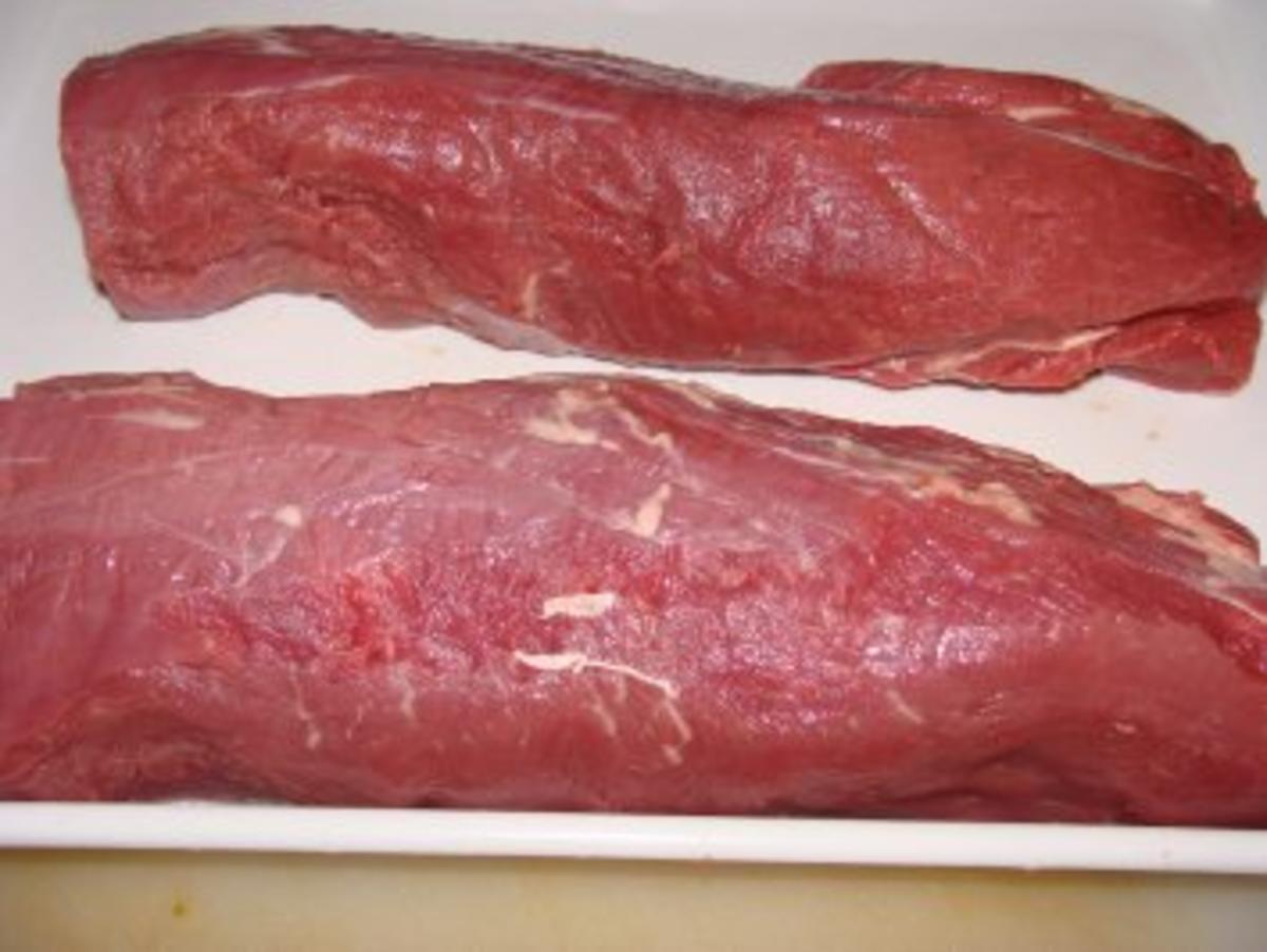 Fleisch - Rinderfilet im Ofen gegart - - Rezept - Bild Nr. 2