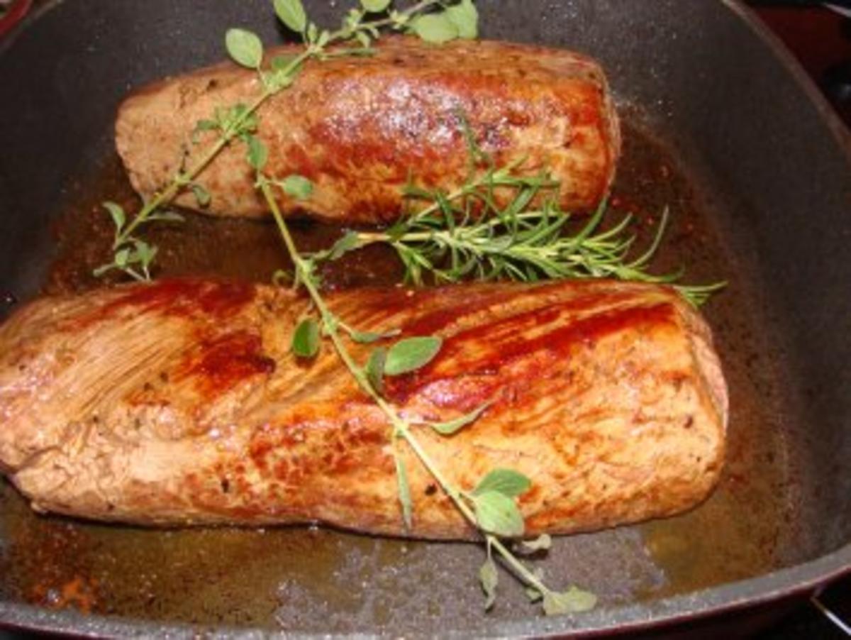 Fleisch - Rinderfilet im Ofen gegart - - Rezept - Bild Nr. 3
