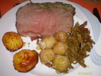 Roastbeef mit Kräuterkruste - Rezept