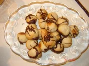 Marzipan Kugeln mit gerösteten Mandeln - Rezept