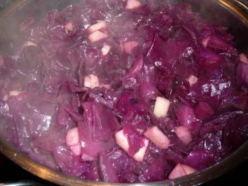 Blaukraut mit Apfel - Rezept