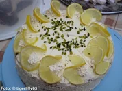 Zitronensahnetorte - Rezept