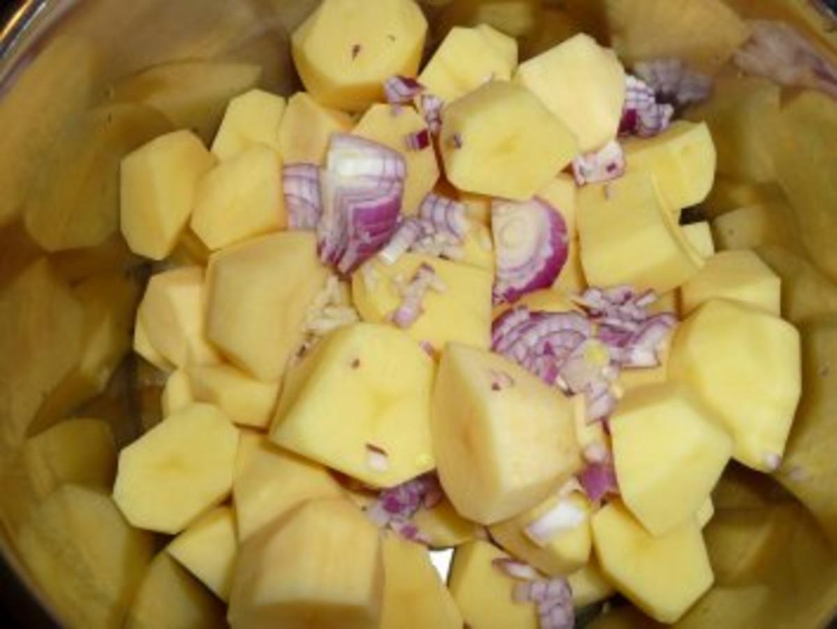 Kartoffelcremesuppe mit Lachskaviar - Rezept - Bild Nr. 6