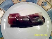 Partysnack: feuchtes Schinkenröllchen xD - Rezept