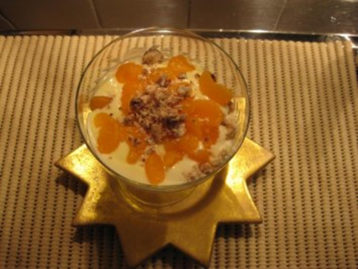 Mandarinen-Joghurt-Kokos/Zimt-Makronen-Schichtspeise.... Bilder sind dabei - Rezept - Bild Nr. 5