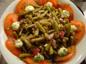 Oma´s grüner Bohnensalat - Rezept