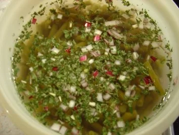 Oma´s grüner Bohnensalat - Rezept - Bild Nr. 2