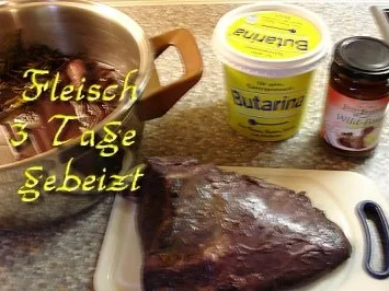 Wildschweinkeule "meine Art" - Rezept - Bild Nr. 4
