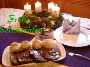 Wildschweinkeule "meine Art" - Rezept