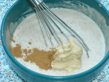 Rezept: Apfelküchle mit Schokosahne Bild Nr. 4 Apfelküchle mit Schokosahne - Rezept - Bild Nr. 4