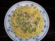 Pastasoße...Makkaroni mit Schinkensoße - Rezept