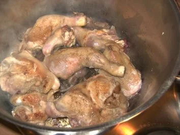 Rezept: Geflügel/ Wild: Coq au vin Bild Nr. 3 Geflügel/ Wild: Coq au vin - Rezept - Bild Nr. 3