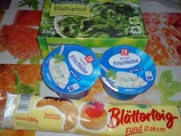 Rezept: Blätterteigtaschen mit Spinat-Frischkäse-Füllung Bild Nr. 3 Blätterteigtaschen mit Spinat-Frischkäse-Füllung - Rezept - Bild Nr. 3