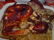 Pute mit Apfel-Rosinen-Füllung - Rezept