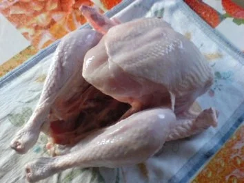 Rezept: Pute mit Apfel-Rosinen-Füllung Bild Nr. 5 Pute mit Apfel-Rosinen-Füllung - Rezept - Bild Nr. 5