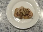 Montadito mit Rinderfilet und Pilzen gratiniert - Rezept