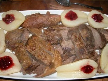 Rezept: Portugisische Wildschweinkeule Portugisische Wildschweinkeule - Rezept