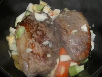 Rezept: Portugisische Wildschweinkeule Bild Nr. 3 Portugisische Wildschweinkeule - Rezept - Bild Nr. 3