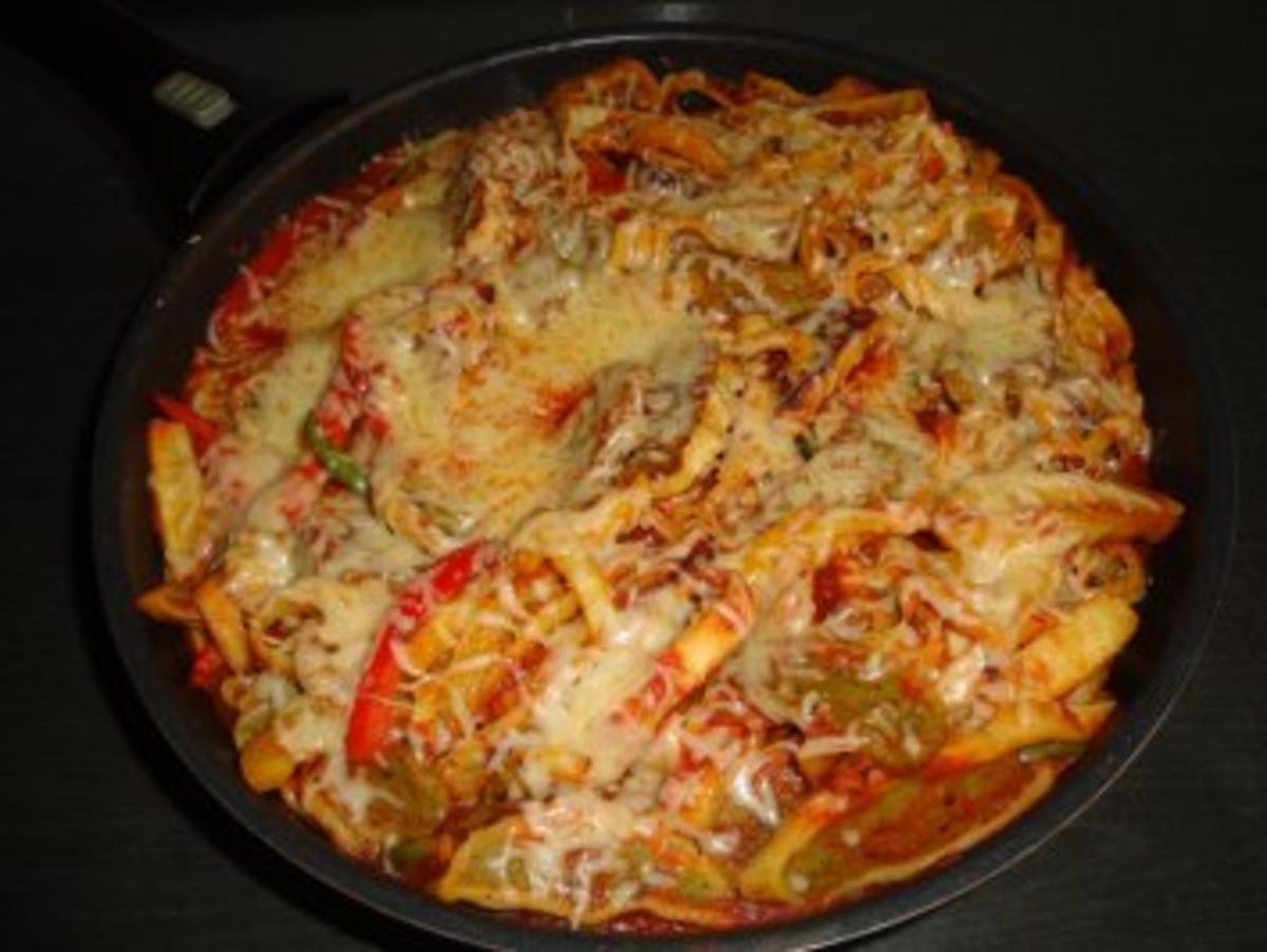 Maultaschen-Paprika-Pfanne - Rezept