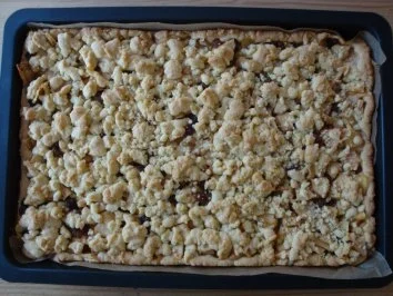 Apfel-Krümel-Kuchen - Rezept