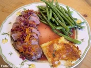 Rezept: Entenbrust mit Orangen-Preiselbeersoße Entenbrust mit Orangen-Preiselbeersoße - Rezept