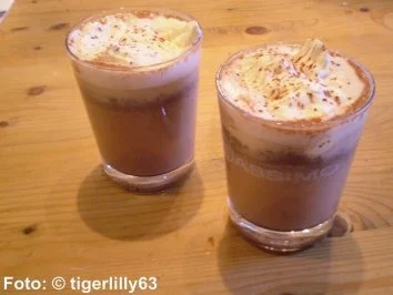 Heiße Schokolade mit Amaretto - Rezept