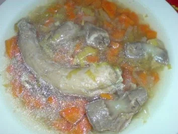 Geflügel-Gemüse-Brühe mit den Innereien der Pute - Rezept - Bild Nr. 13