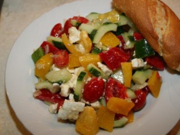 Griechischer Salat - Rezept mit Bild - kochbar.de