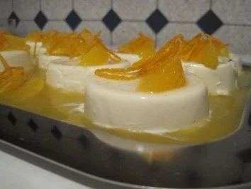 Panna Cotta mit Orangensauce - Rezept - Bild Nr. 3