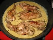 Rezept: Kaninchen in Senf- Estragonsoße Kaninchen in Senf- Estragonsoße - Rezept