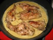 Kaninchen in Senf- Estragonsoße - Rezept