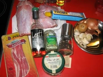 Kaninchen in Senf- Estragonsoße - Rezept - Bild Nr. 3