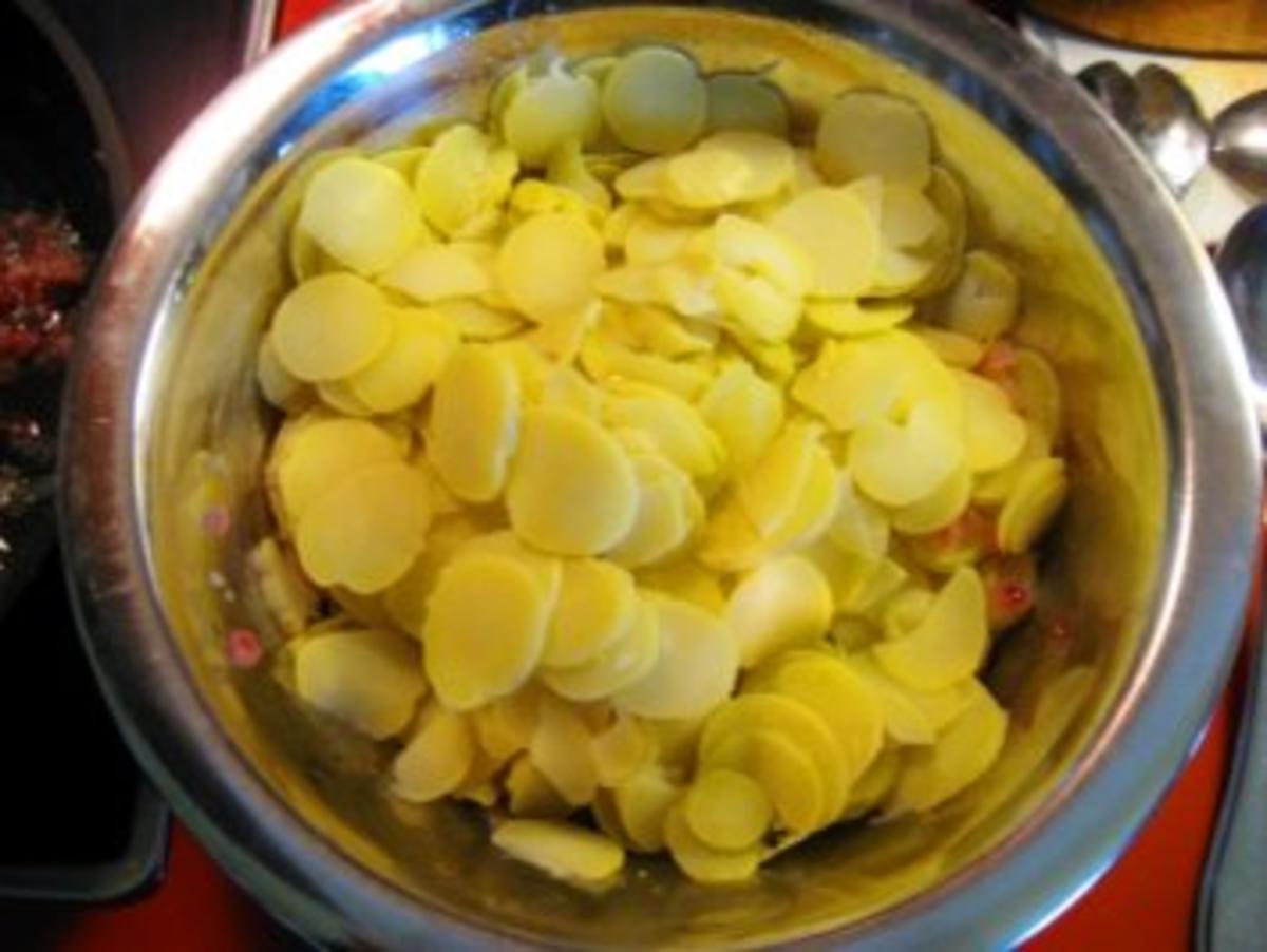 Speckkartoffelsalat mit Wienerle - Rezept - Bild Nr. 5