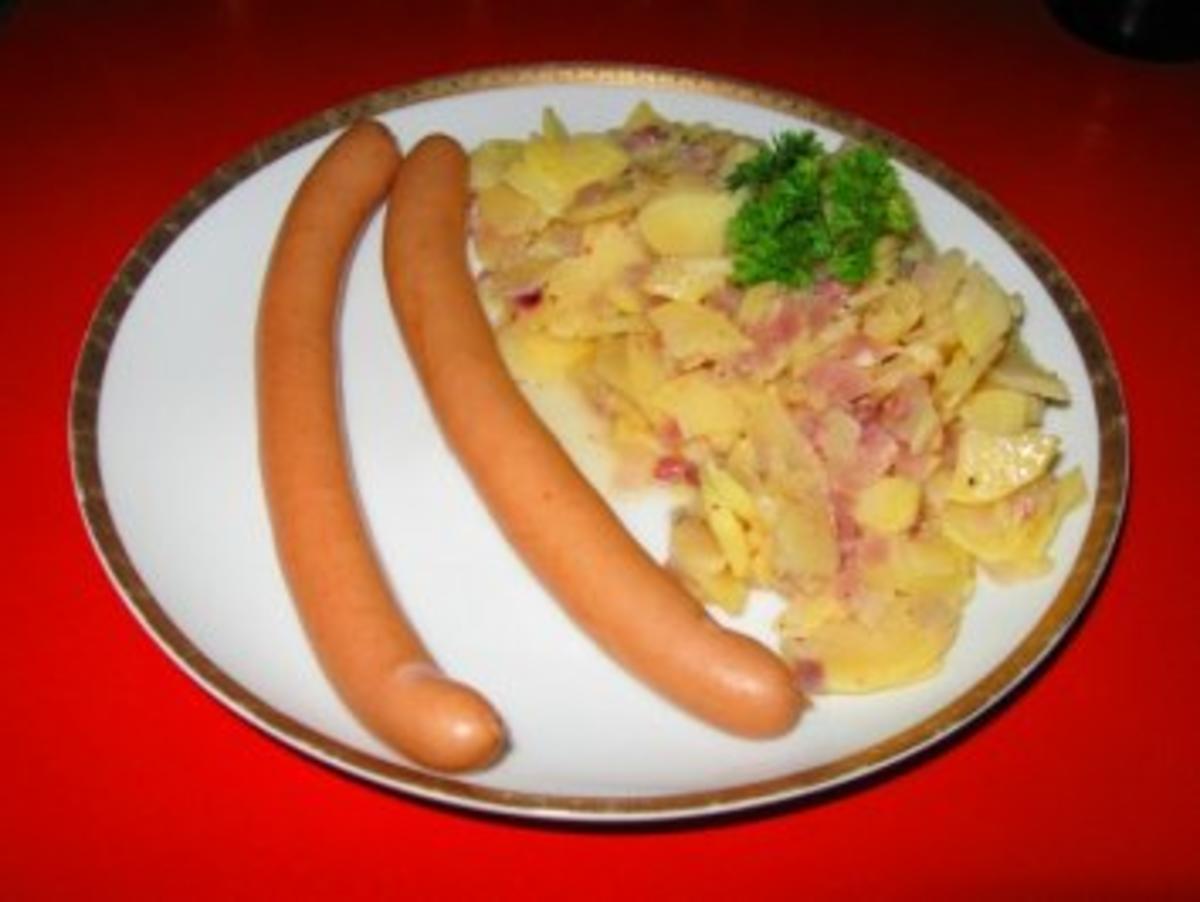 Speckkartoffelsalat mit Wienerle - Rezept - Bild Nr. 7