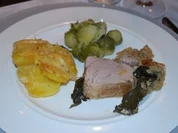 Rehrücken mit Farce im Blätterteig - Rezept