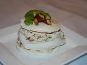 Mozzarellaturm mit Capresecreme - Rezept