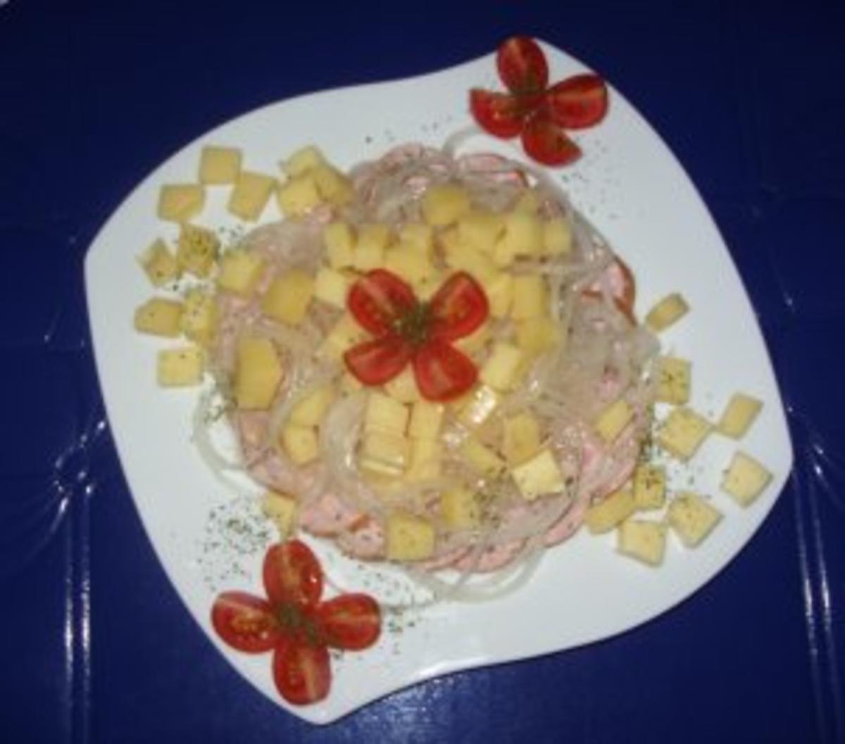 Drei-Käse-Wurstsalat - Rezept - Bild Nr. 6