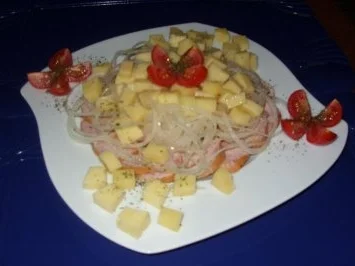 Drei-Käse-Wurstsalat - Rezept - Bild Nr. 8