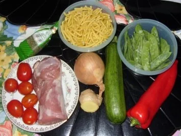 Filet-Gemüse-Nudel-Pfanne - Rezept - Bild Nr. 2