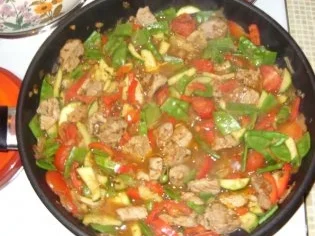 Filet-Gemüse-Nudel-Pfanne - Rezept - Bild Nr. 7